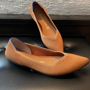 Rothy’s The Point Fawn Recycled Sustainable Washable Flats Women's Size 8